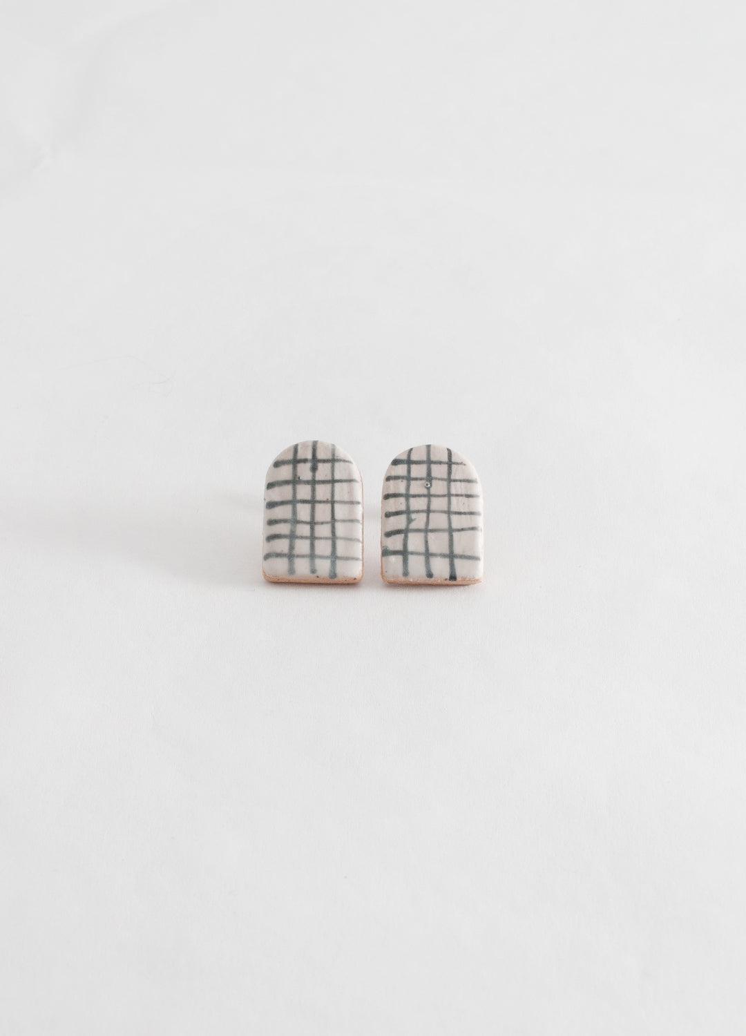 Small Arch Earrings  - Grids
